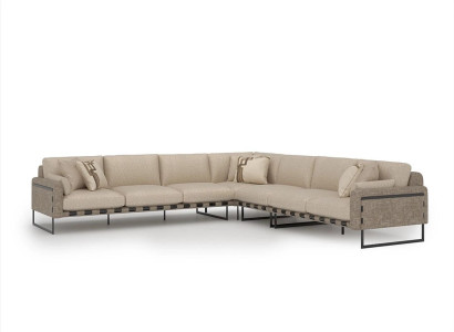 Living room Corner sofa L-shape Suite Luxury Upholstery Seat Furnishings Upholstered furniture